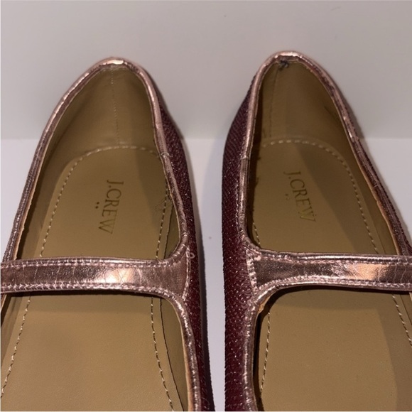 J. Crew Girls Sequin Mary Jane Flats Pink
Metallic Size 4 - Picture 6 of 7